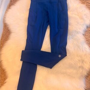 LuluLemon Blue Athletic Leggings